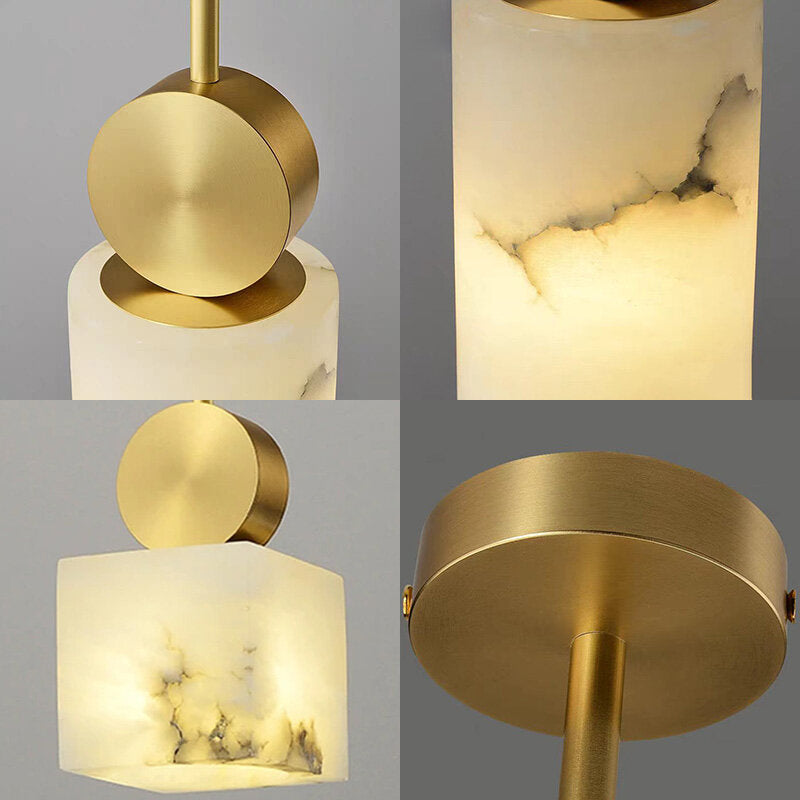 SUSPENSION MEMOI VRAIS MARBRE