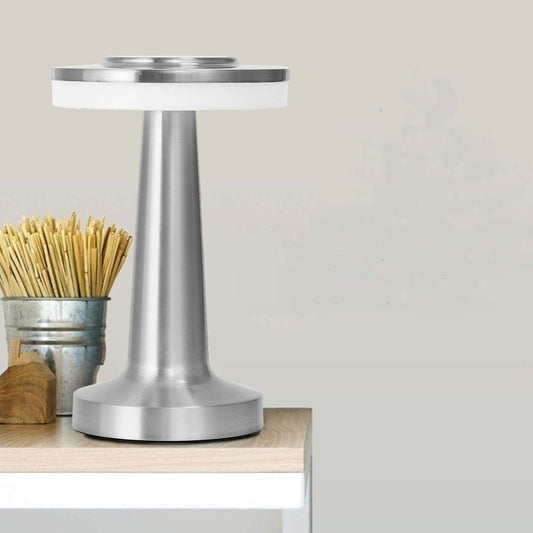 LAMPE DE TABLE GRAMI ARGENTÉ