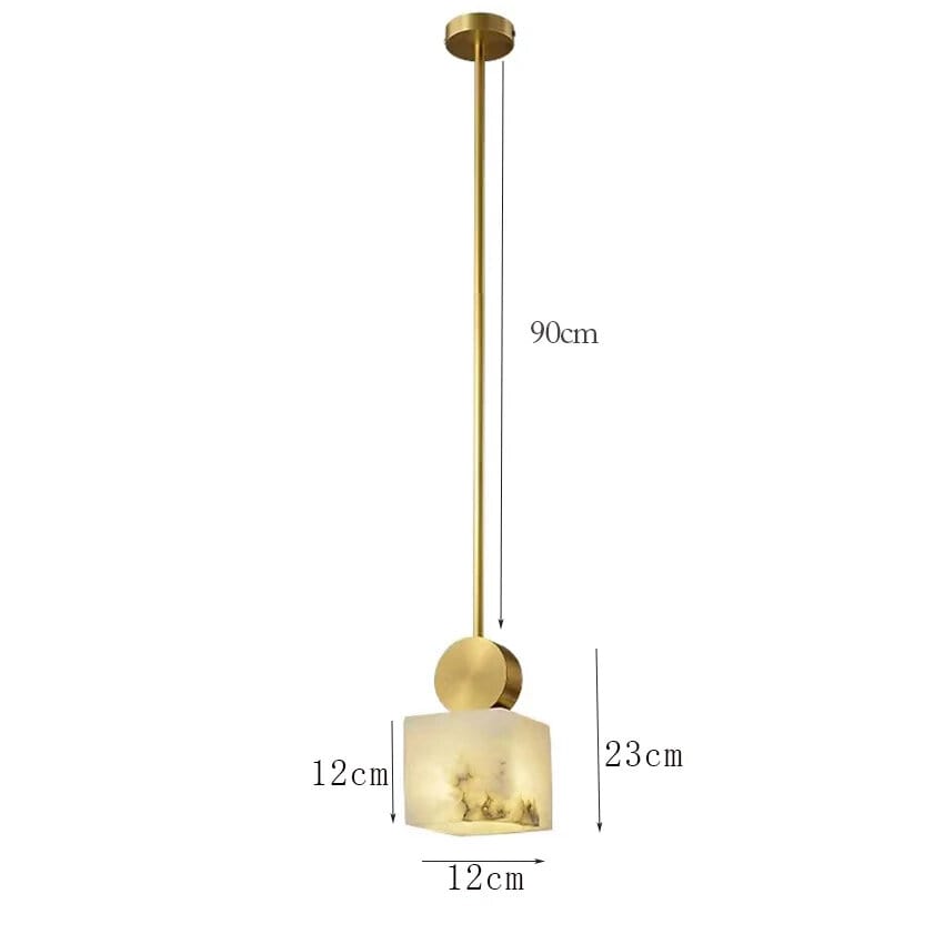 SUSPENSION MEMOI VRAIS MARBRE