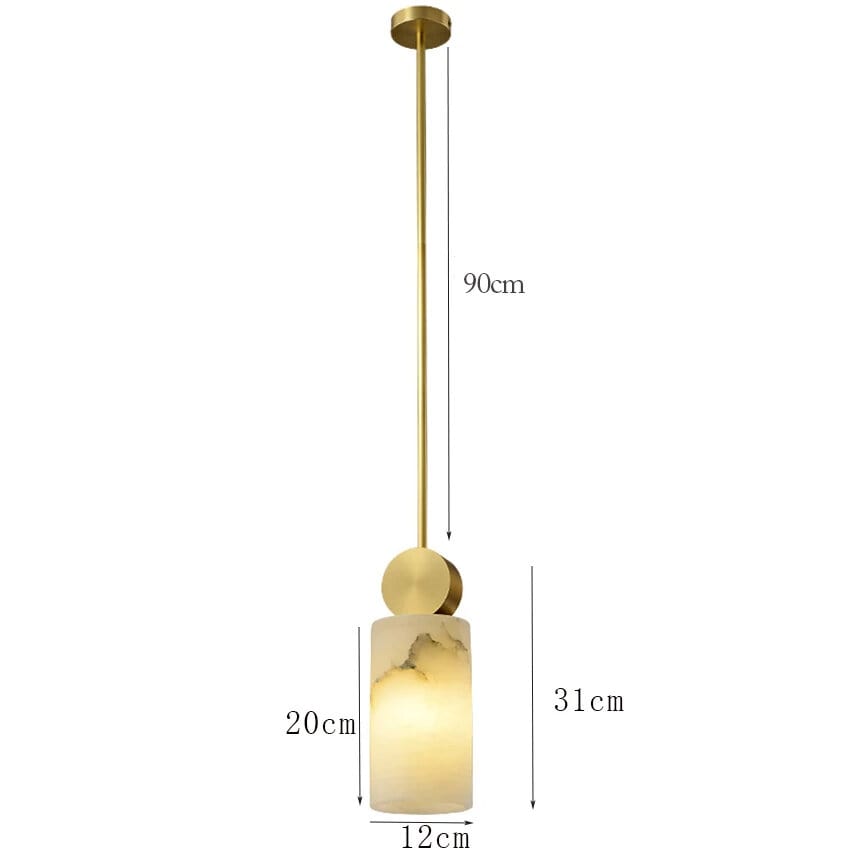 SUSPENSION MEMOI VRAIS MARBRE
