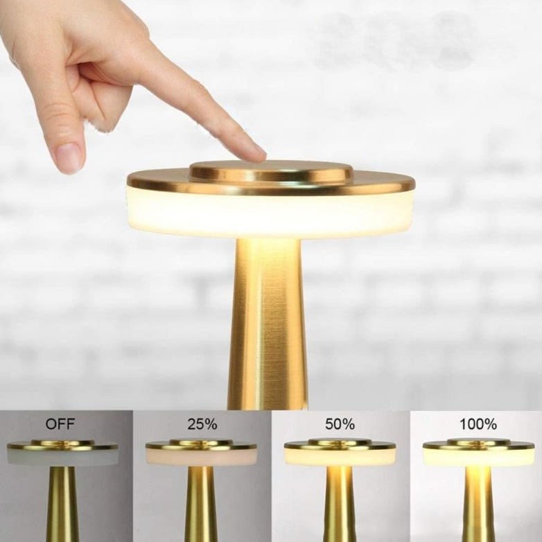 LAMPE DE TABLE GRAMI GOLD