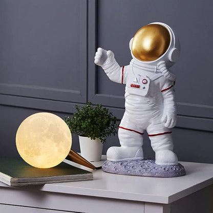 LAMPE DE TABLE ASTROME BLANC