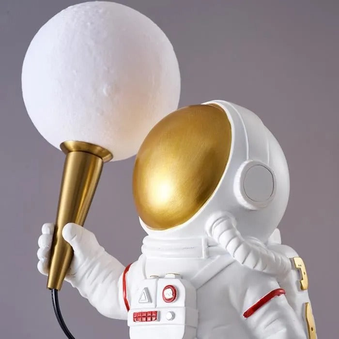 LAMPE DE TABLE ASTROME BLANC