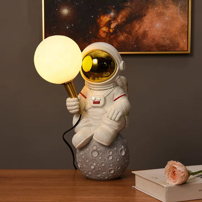 LAMPE DE TABLE ASTROME BLANC