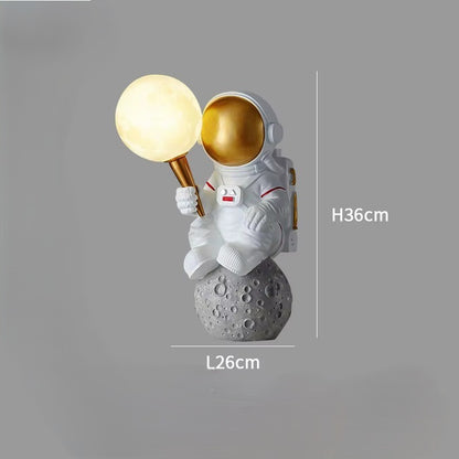 LAMPE DE TABLE ASTROME BLANC