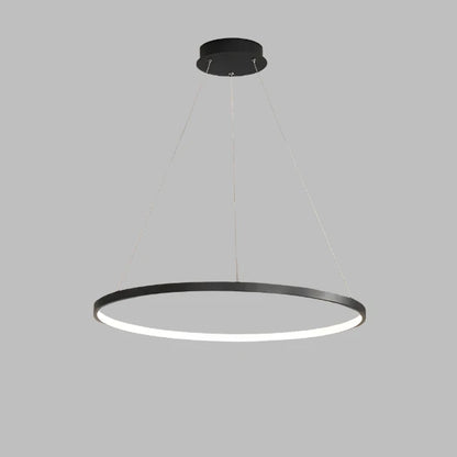 SUSPENSION ANNEAU NOIR